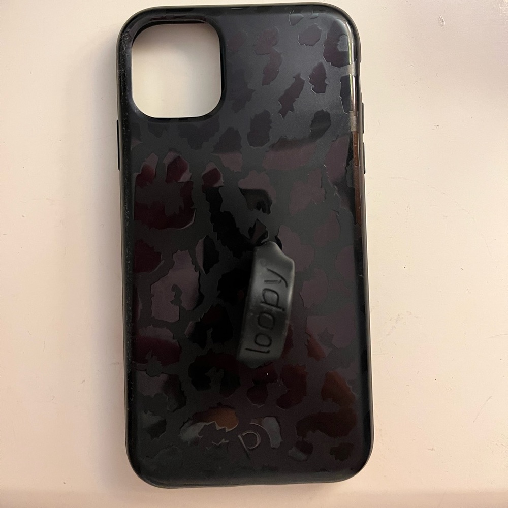 Loopy iPhone 11 Case-Midnight Leopard